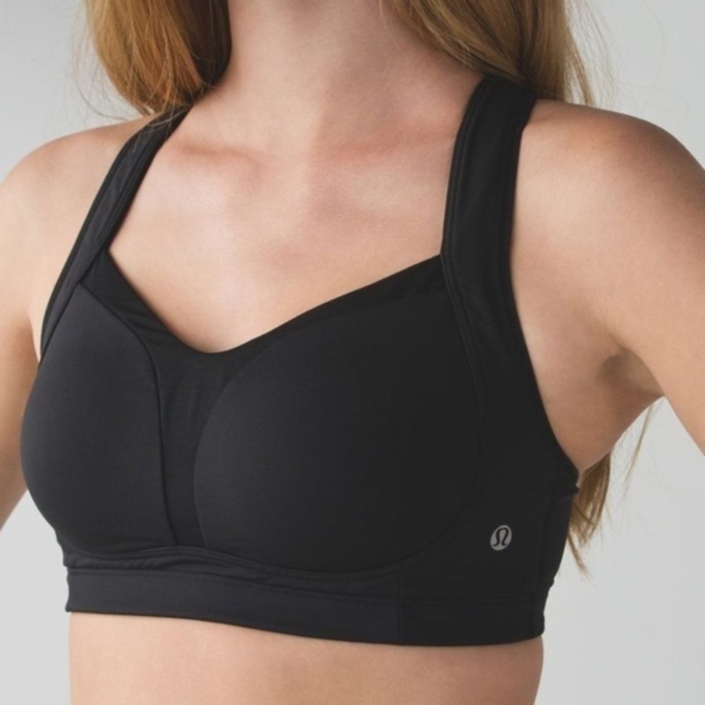 Lululemon Athletica Padded Ta Ta Tamer Black Bra Size:DD32